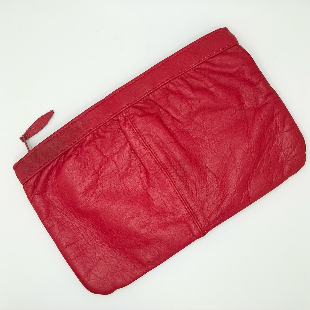 Genuine Leather Handbag | Red | Purse | by Contessa | Made in Hong Kong | BX21
